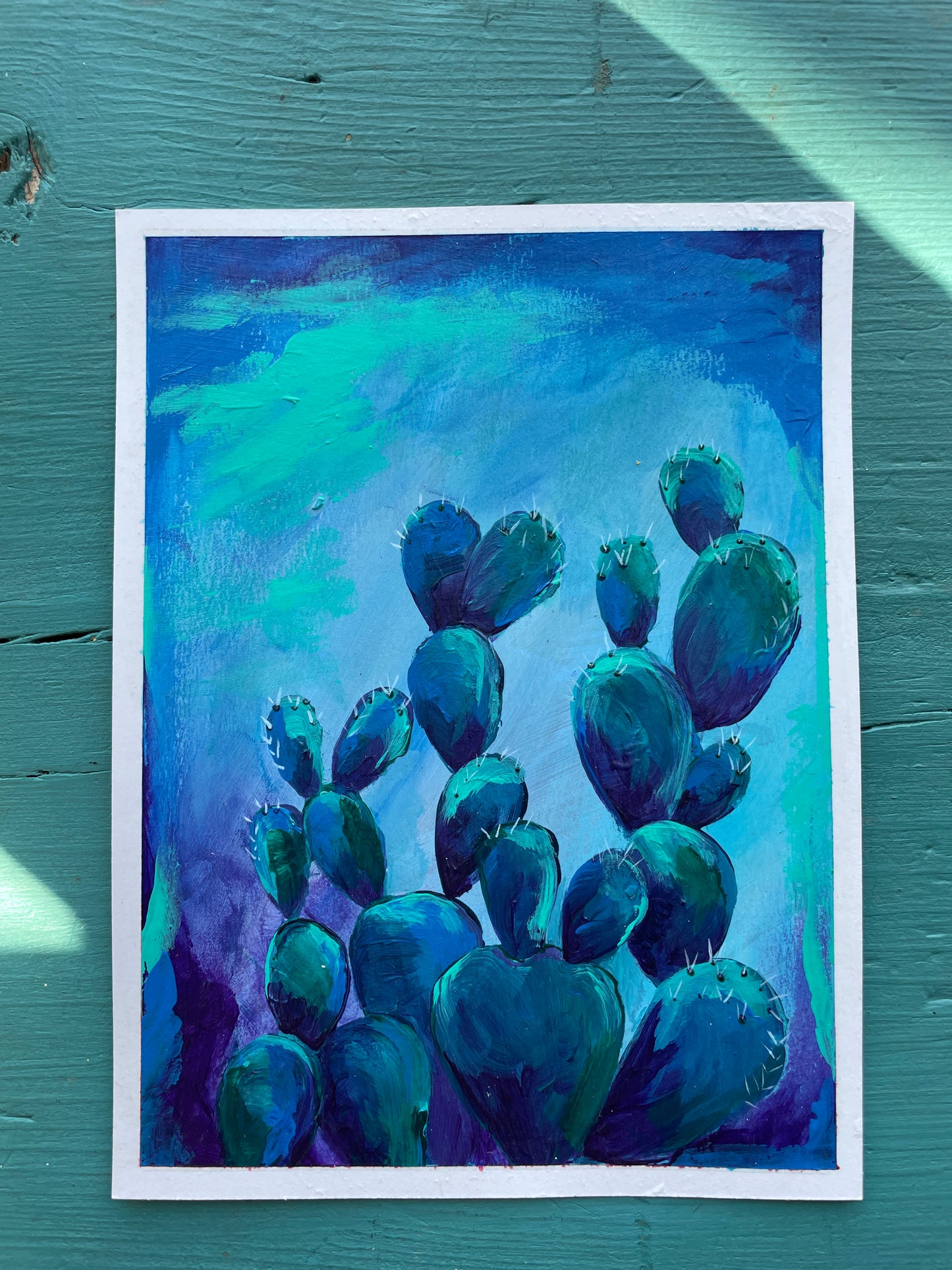 Nopales 6x8 on Paper