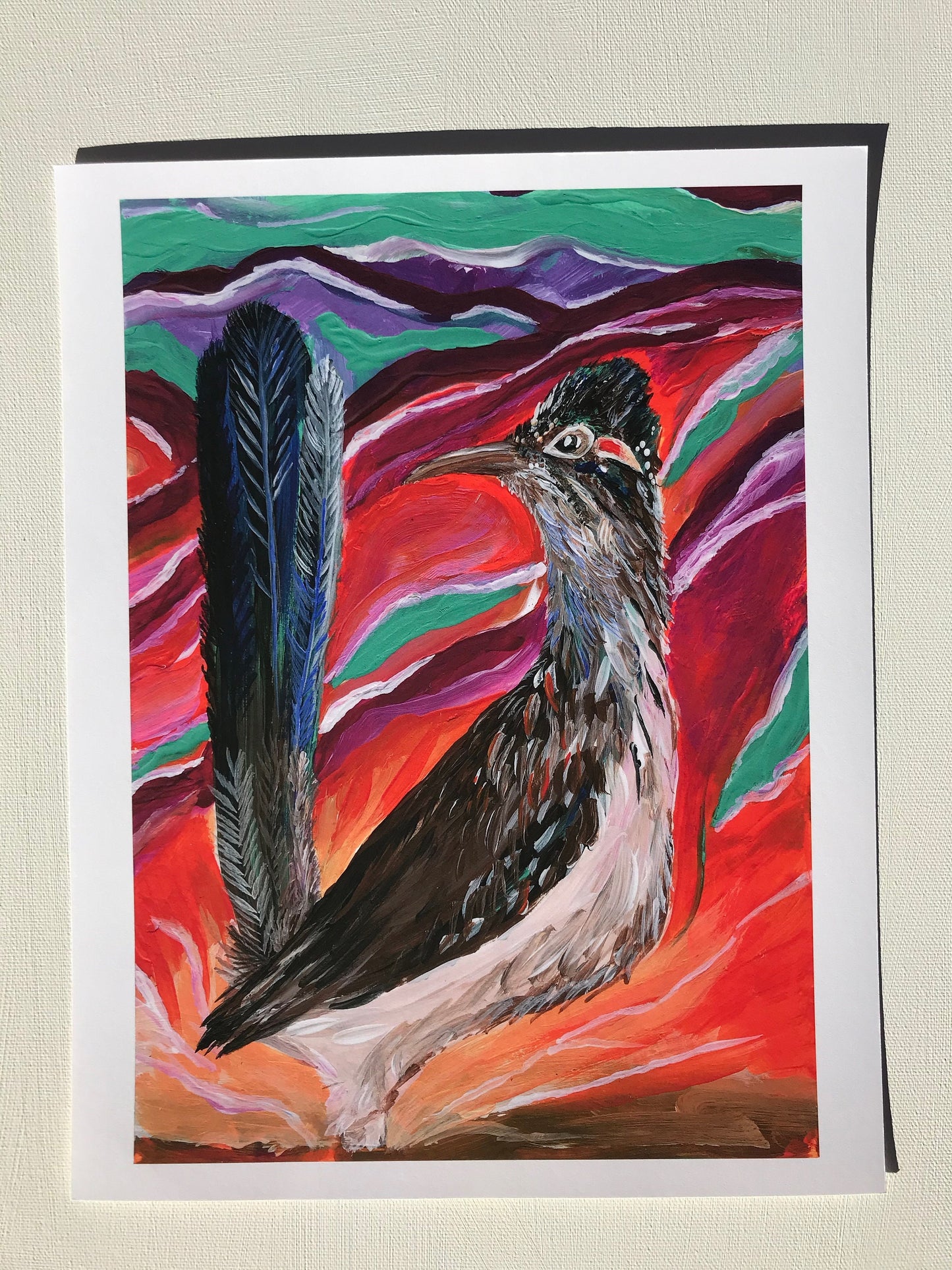 11x14 PRINT Bright Expression Roadrunner