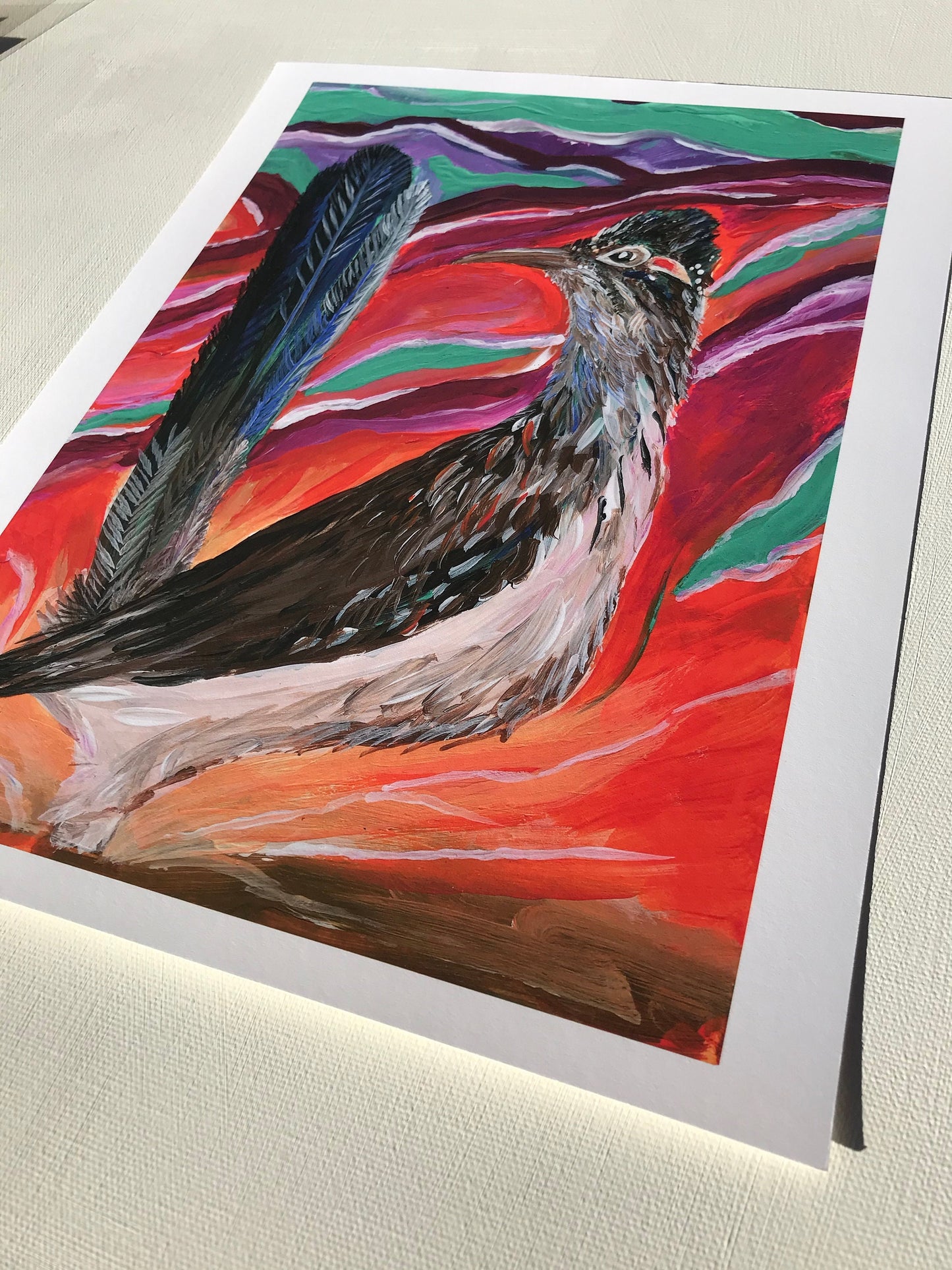 11x14 PRINT Bright Expression Roadrunner