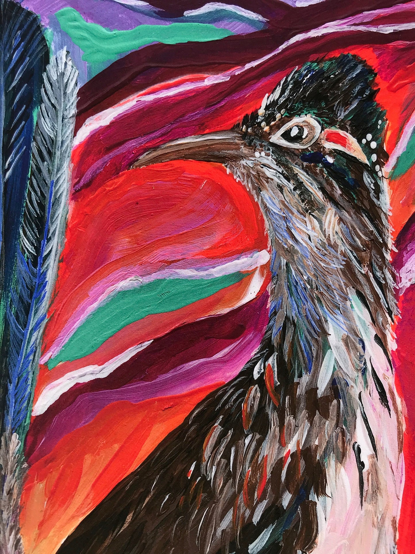 11x14 PRINT Bright Expression Roadrunner