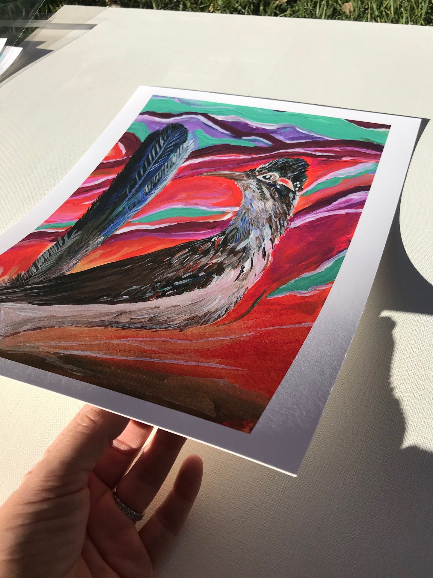 11x14 PRINT Bright Expression Roadrunner