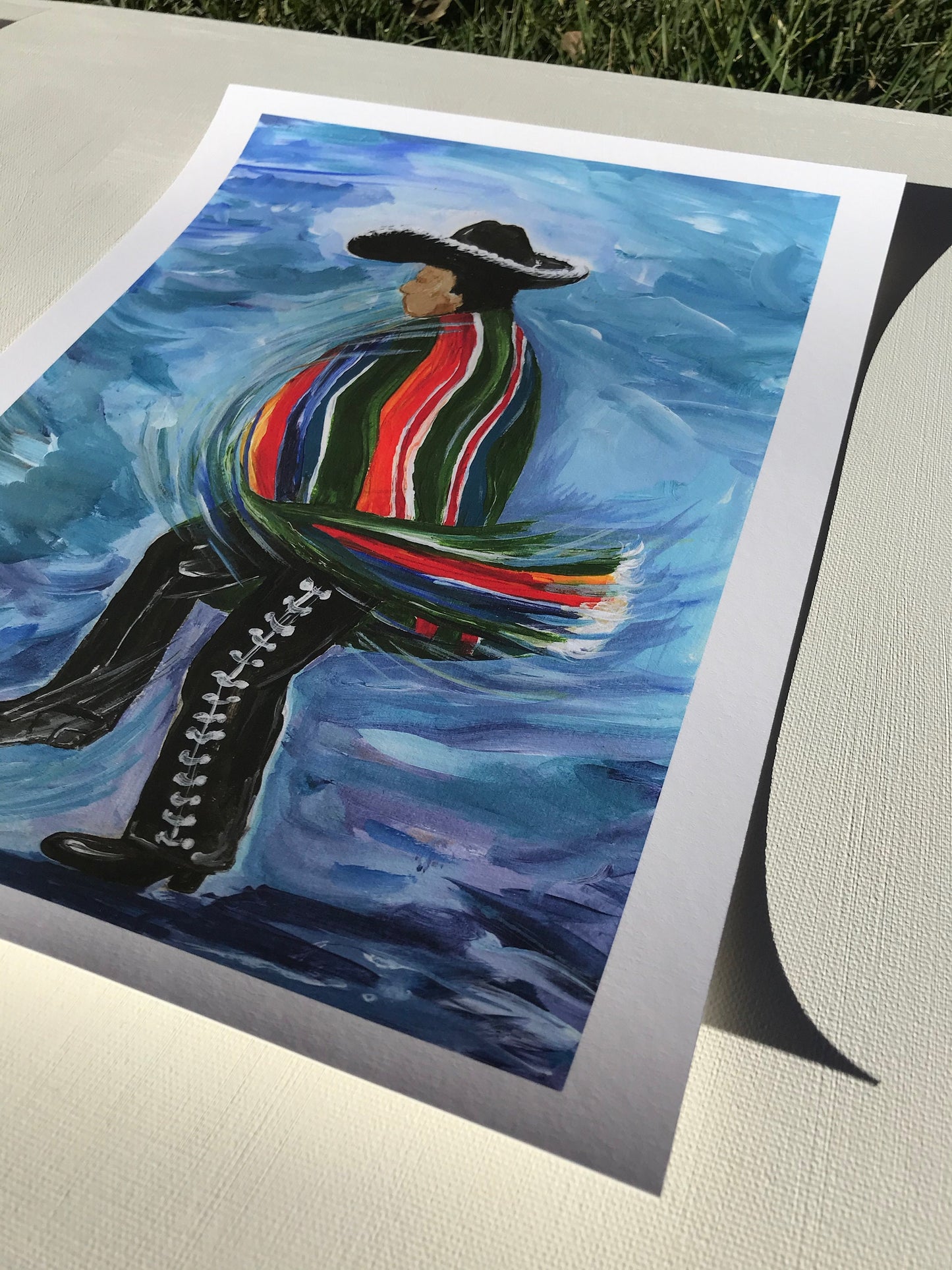 PRINT Ballet Folklorico Male Mexican Folk Dancer