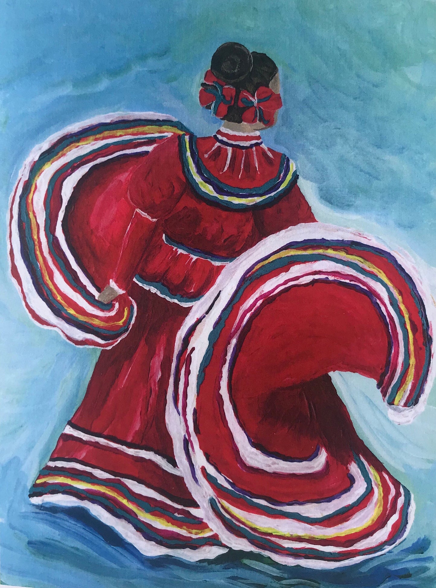 Greeting cards Ballet Folklorico Dancer