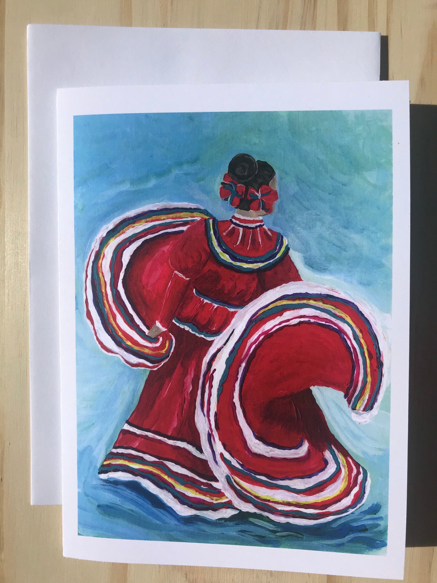 Greeting cards Ballet Folklorico Dancer