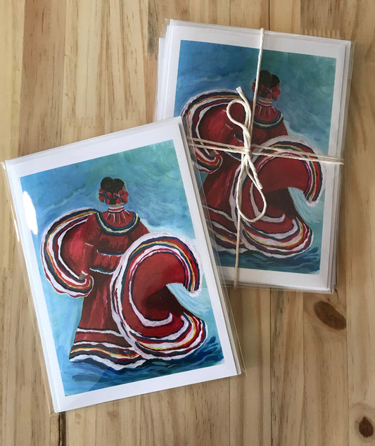 Greeting cards Ballet Folklorico Dancer