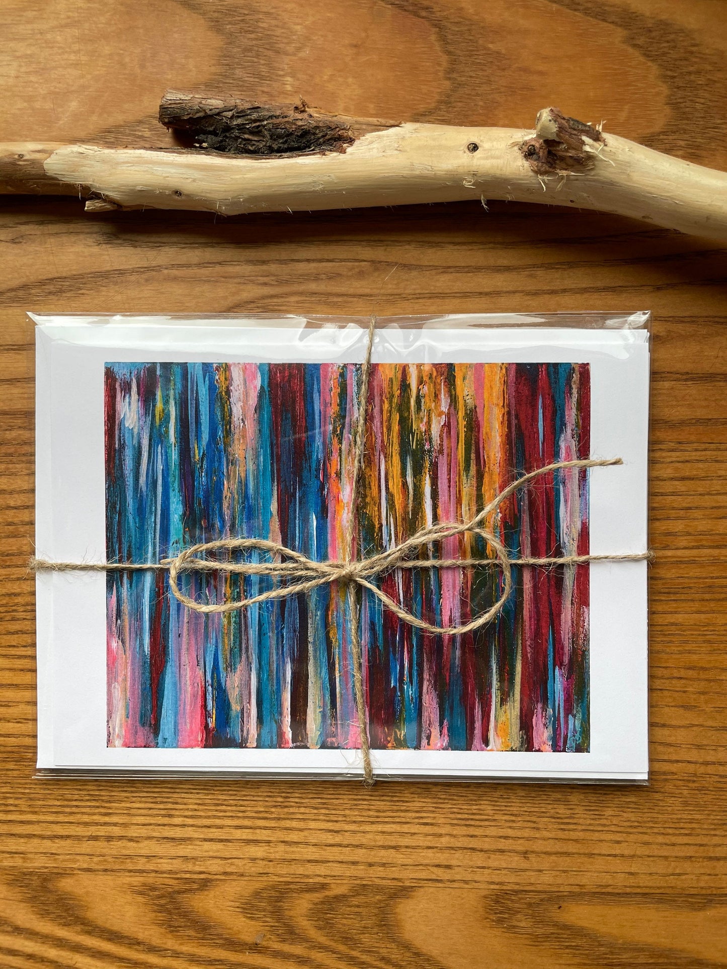 Blank Greeting Cards — Abstract Expression, playing with color